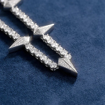 Chaîne Tennis Moissanite Thorn - Vermeil
