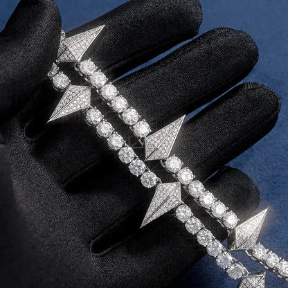 Chaîne Tennis Moissanite Thorn - Vermeil