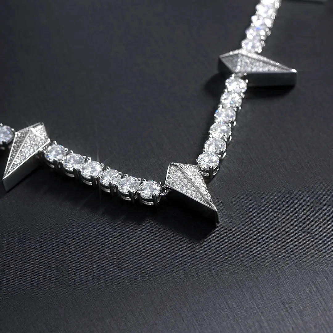Chaîne Tennis Moissanite Thorn - Vermeil