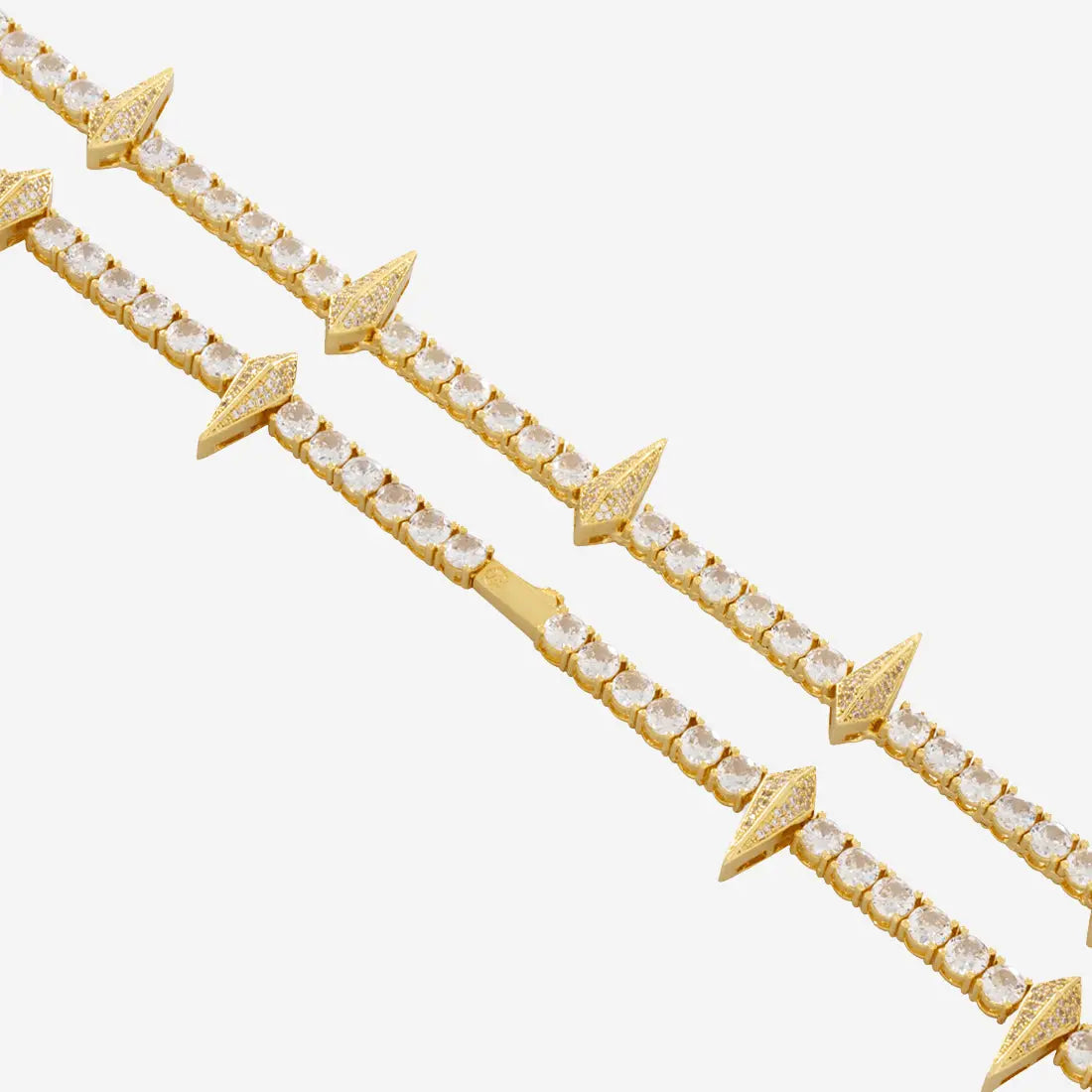 Chaîne Tennis Spike 5mm Or