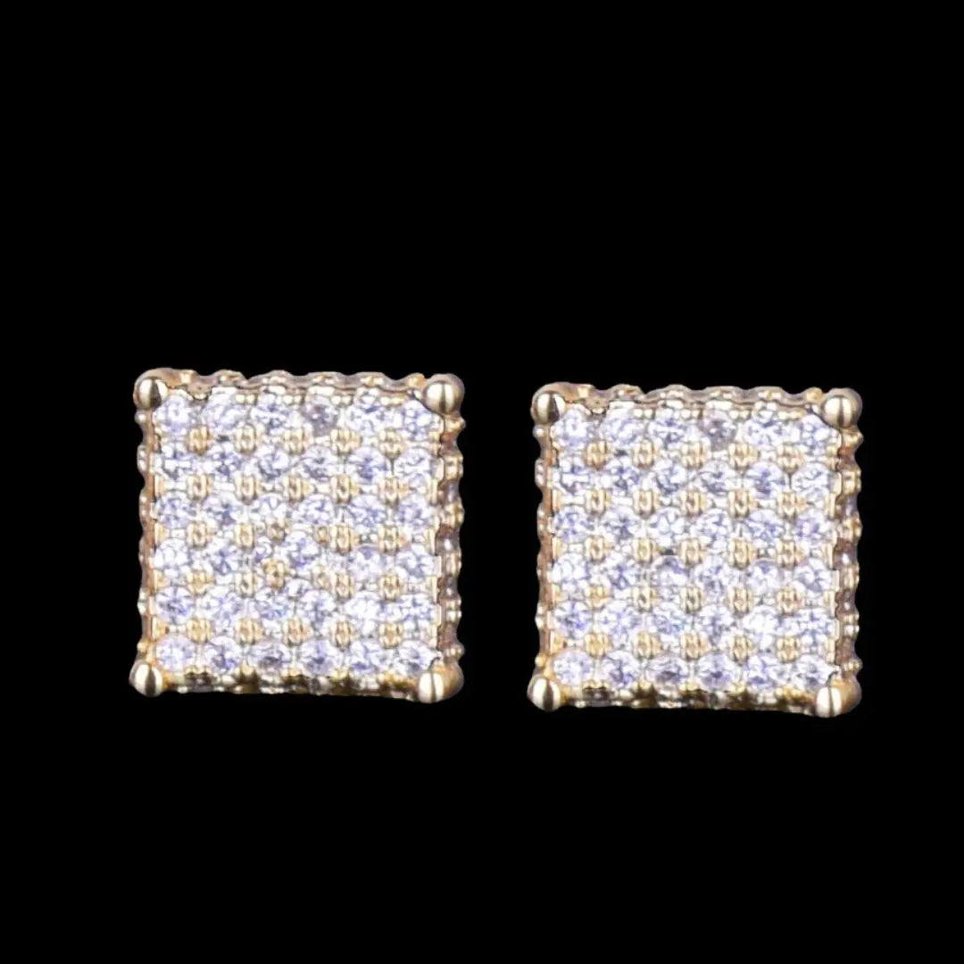 Puces d'Oreilles Tennis 8MM Glacées