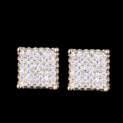 Puces d'Oreilles Tennis 8MM Glacées