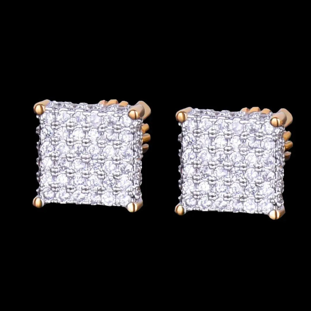 Puces d'Oreilles Tennis 8MM Glacées