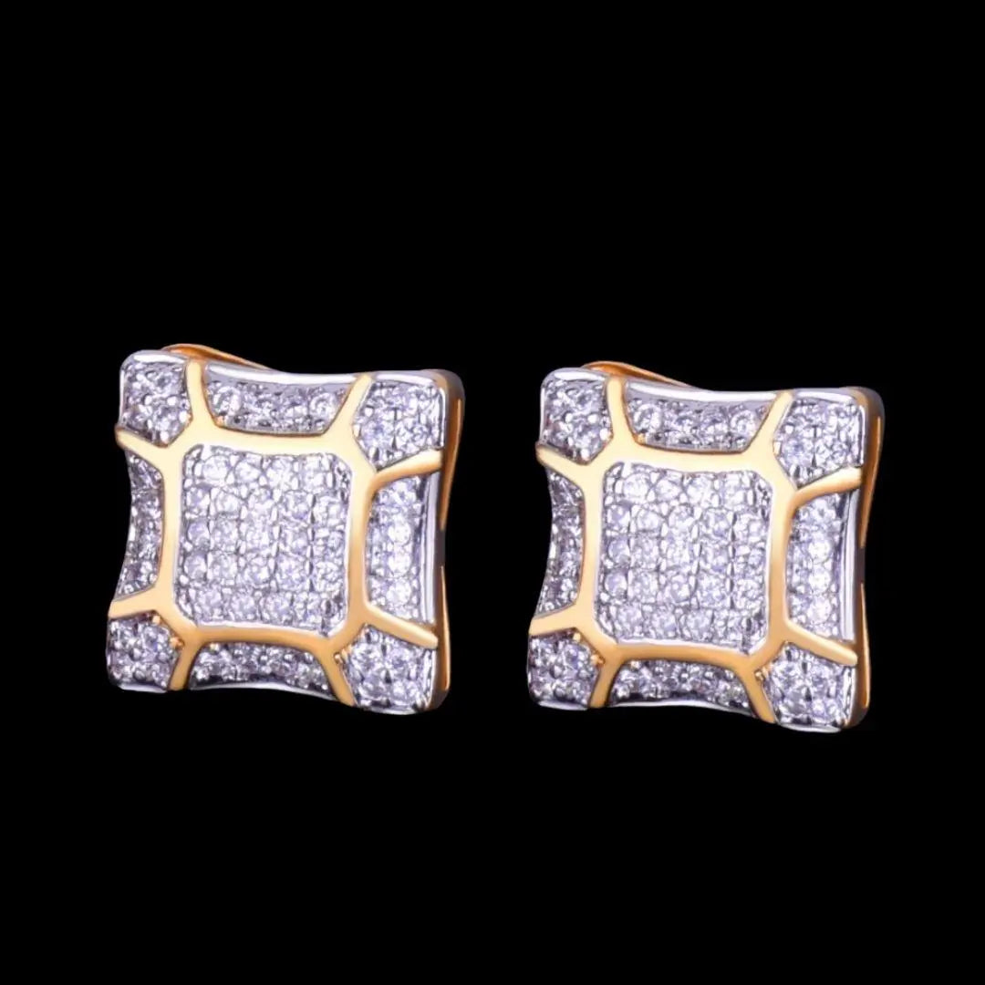 Puces d'Oreilles Soleil 11MM Glacées