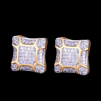 Puces d'Oreilles Soleil 11MM Glacées
