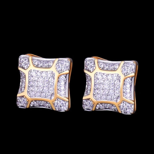 Puces d'Oreilles Soleil 11MM Glacées