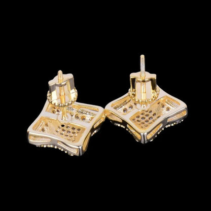 Puces d'Oreilles Soleil 11MM Glacées