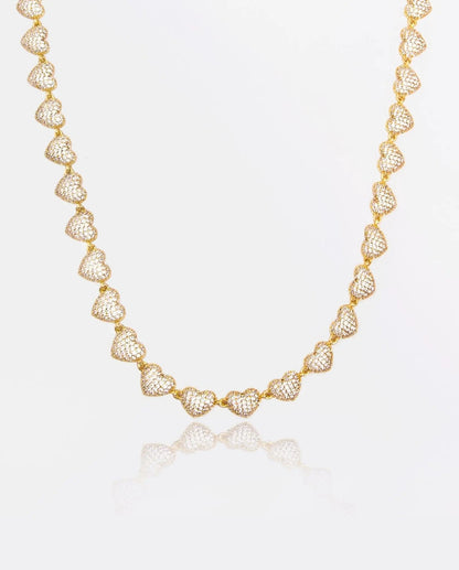 Collier Cœur Glacé 10mm - Or