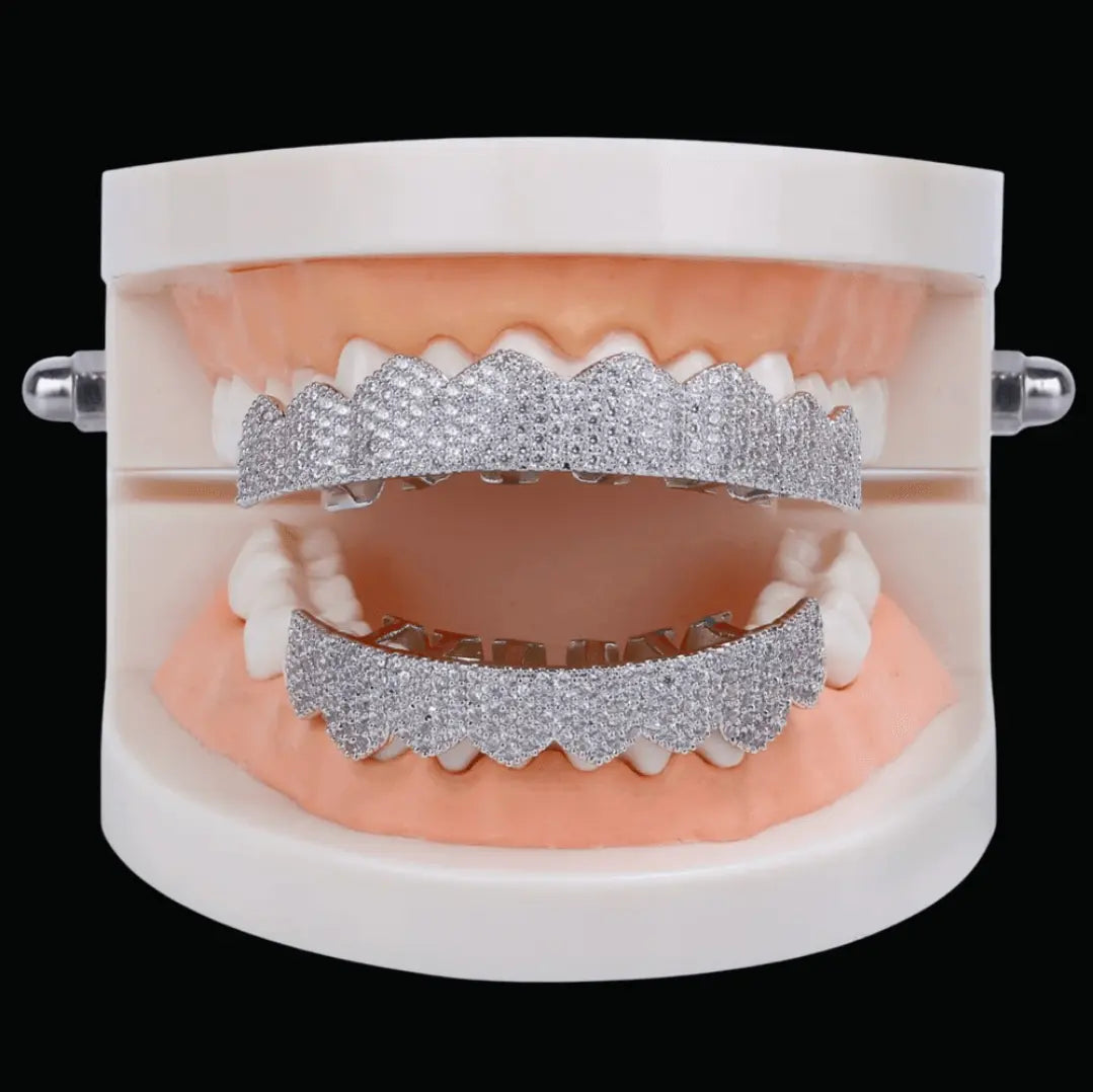 Grillz Bouche Crocs 8 Dents Glacés