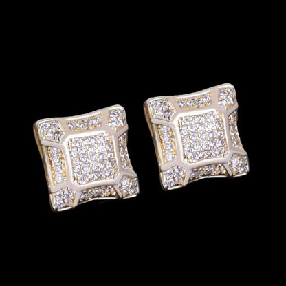 Puces d'Oreilles Soleil 11MM Glacées