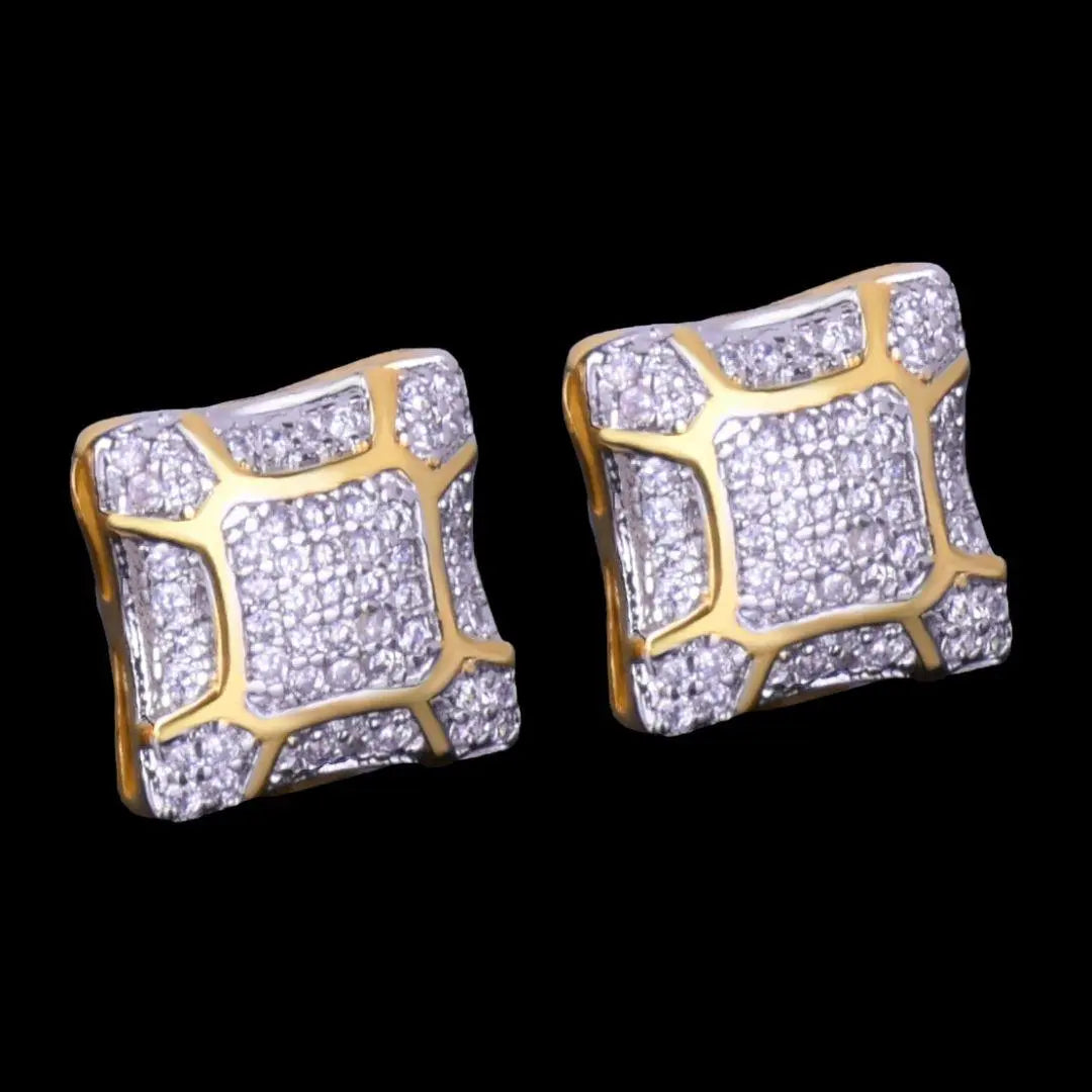 Puces d'Oreilles Soleil 11MM Glacées