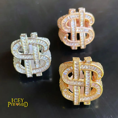 Bague Signe Dollar Glacée