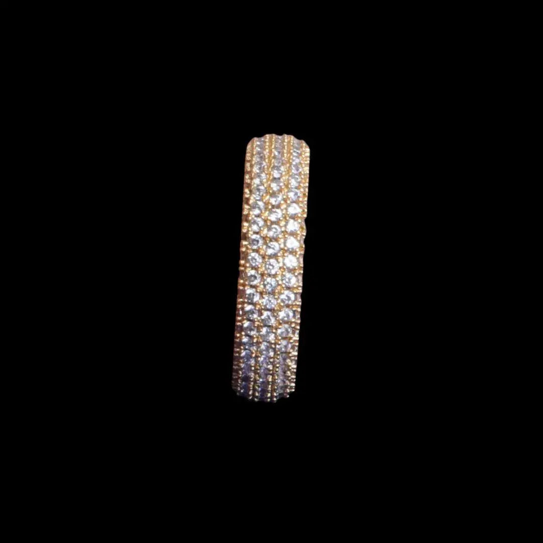 Bague Pierres Rondes Glacée