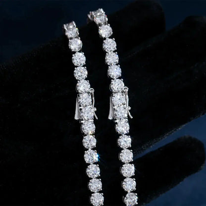 Chaîne Tennis Moissanite Or Vermeil