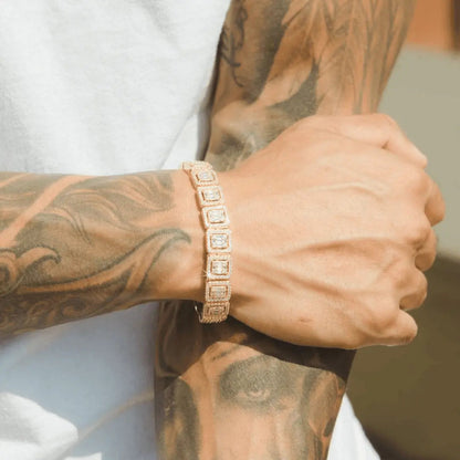 Bracelet Tennis 12mm en Grappe