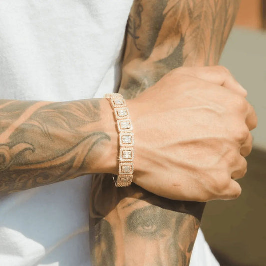 Bracelet Tennis 12mm en Grappe
