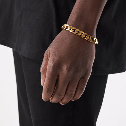 Bracelet Maille Cubaine 12mm