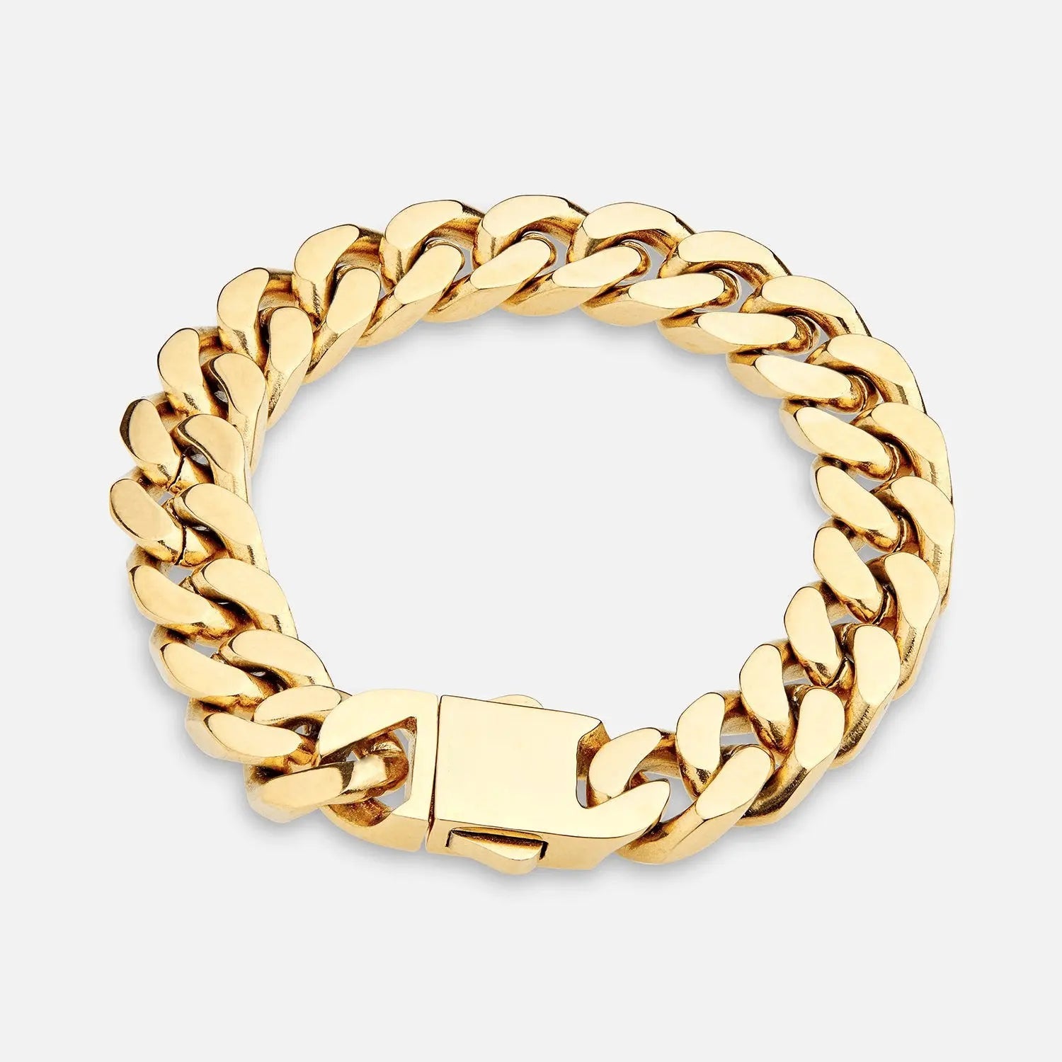 Bracelet Maille Cubaine 12mm