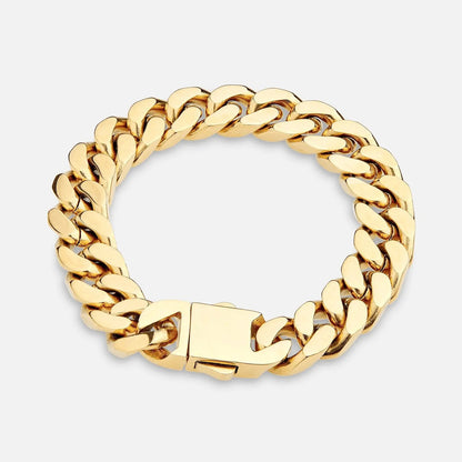 Bracelet Maille Cubaine 12mm
