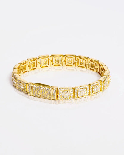 Bracelet Tennis 12mm en Grappe