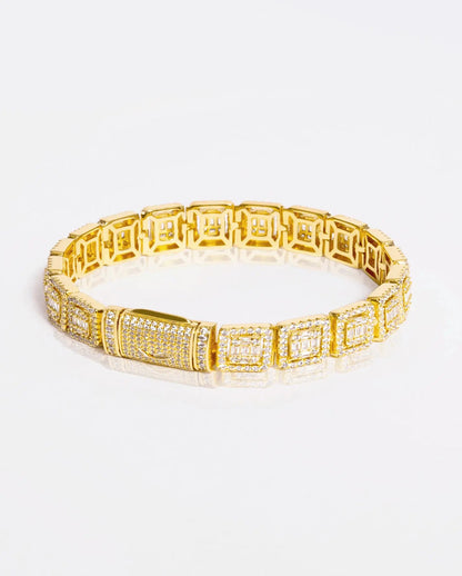 Bracelet Tennis 12mm en Grappe