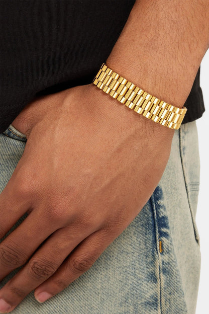 Bracelet Maille Style Montre 15mm
