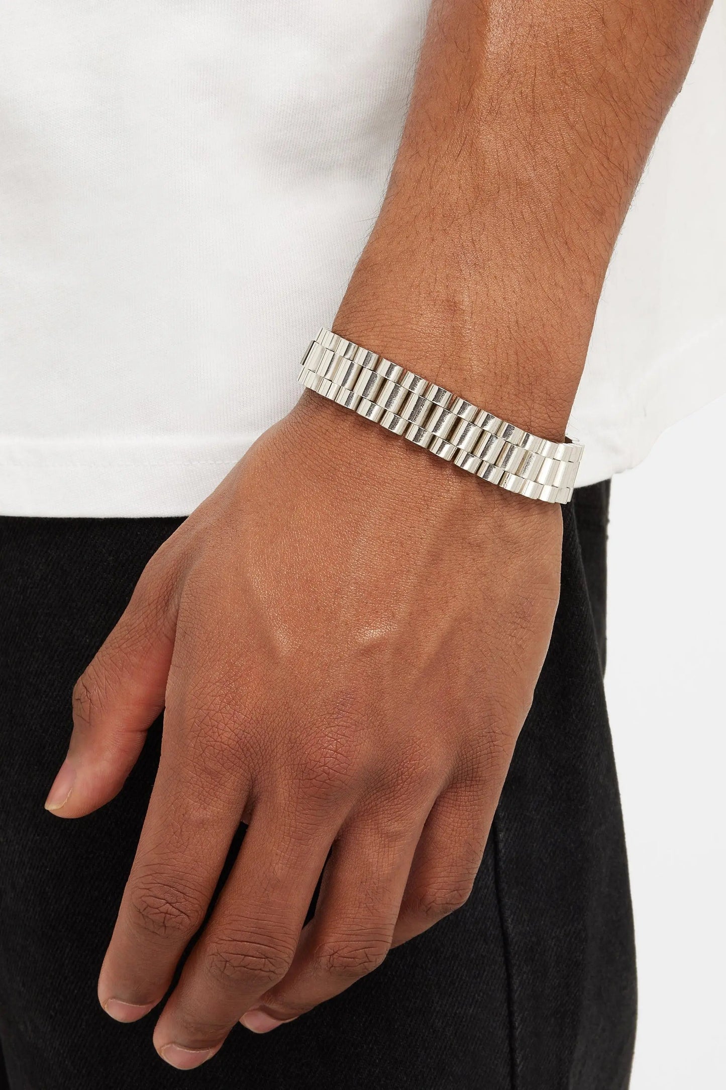 Bracelet Maille Style Montre 15mm