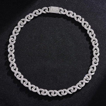 Chaîne Maille Cubaine Infini Glacée 16mm