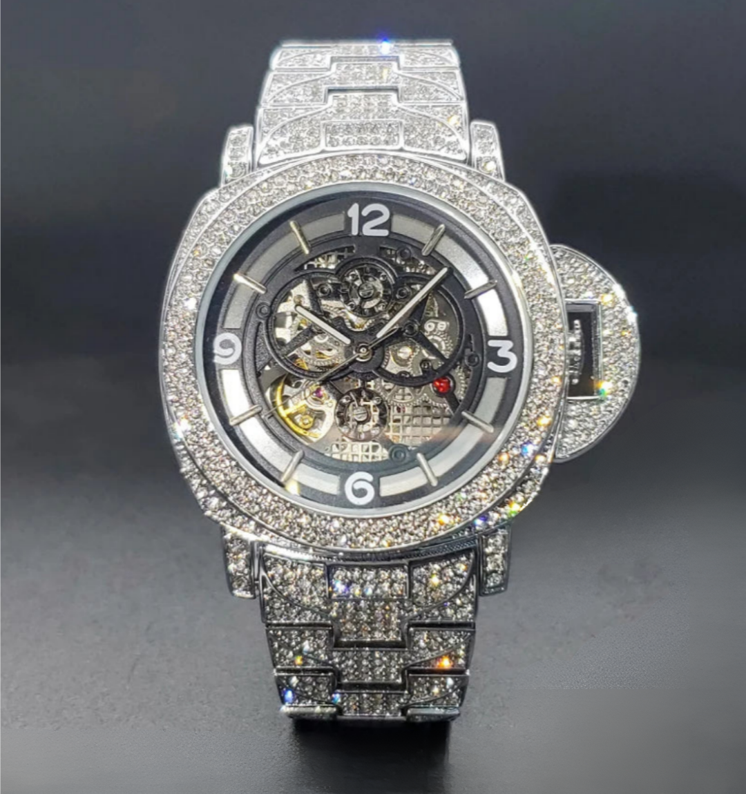 Montre Squelette Glacée Chrysalis