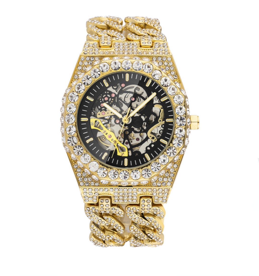 Montre Squelette Glacée Versace