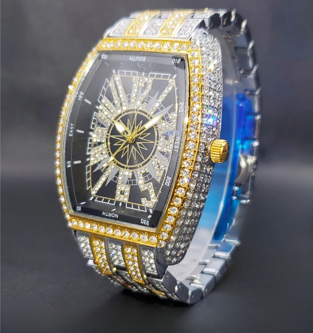 Montre Glacée Noir