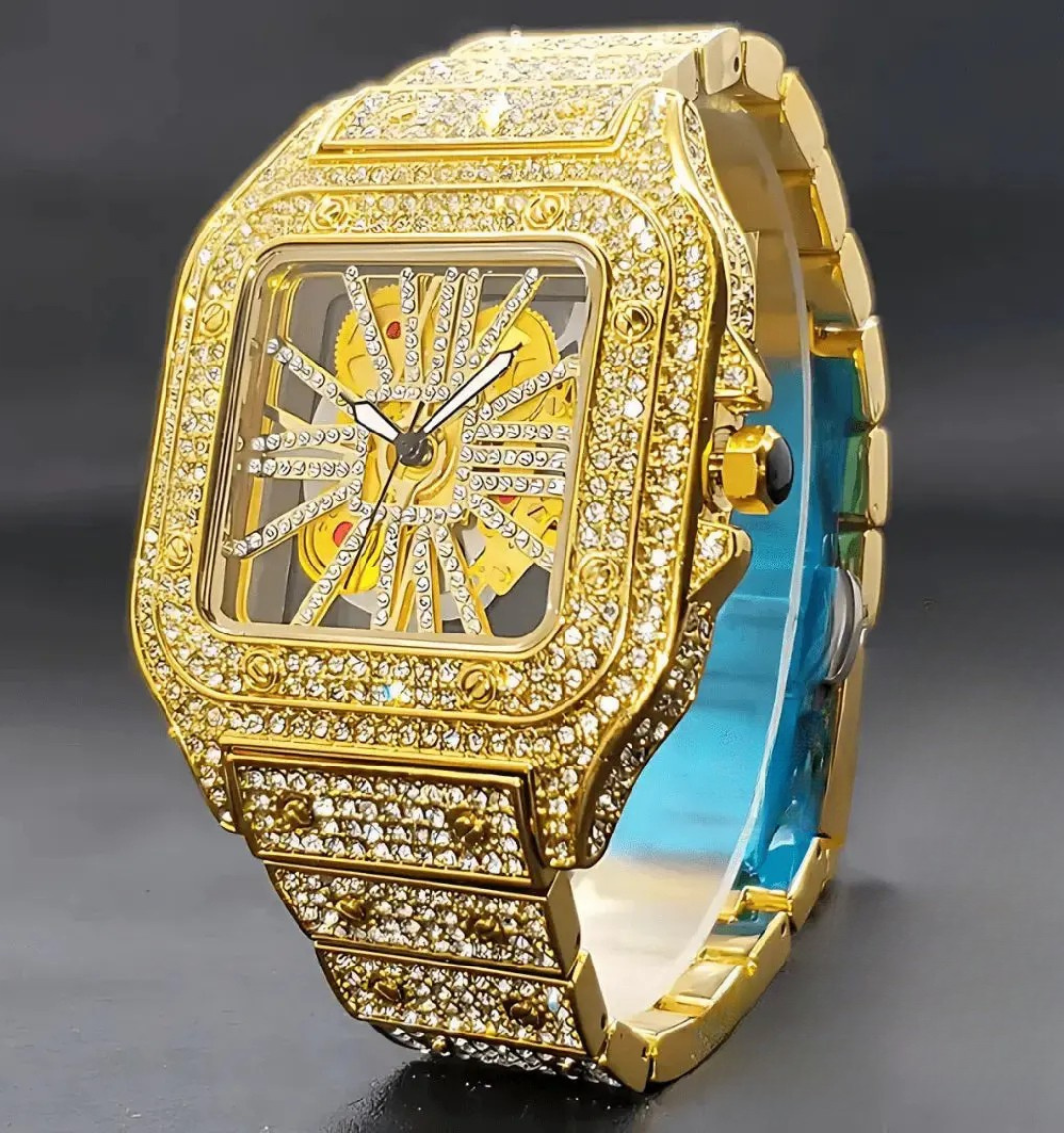 Montre Squelette Glacée