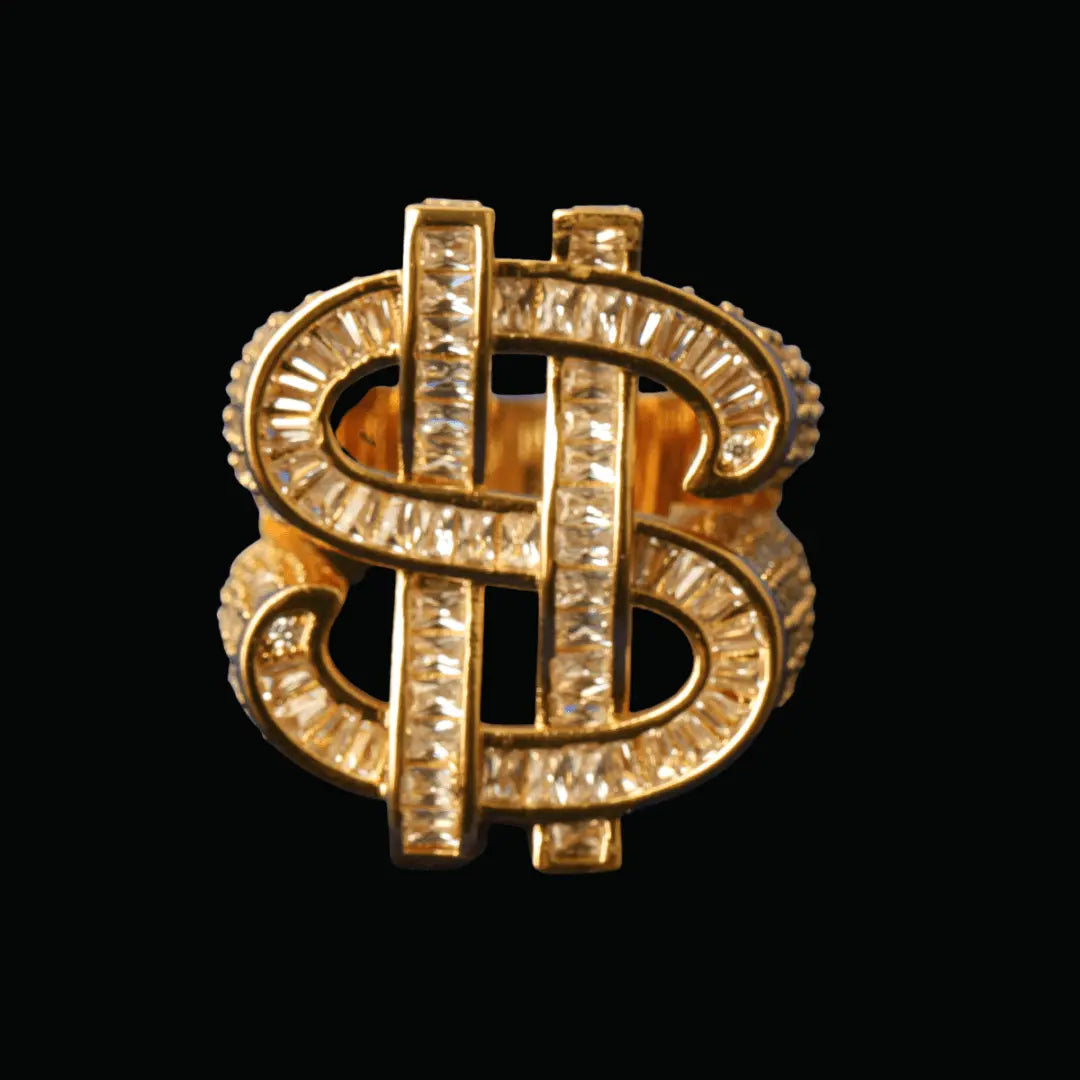 Bague Signe Dollar Glacée