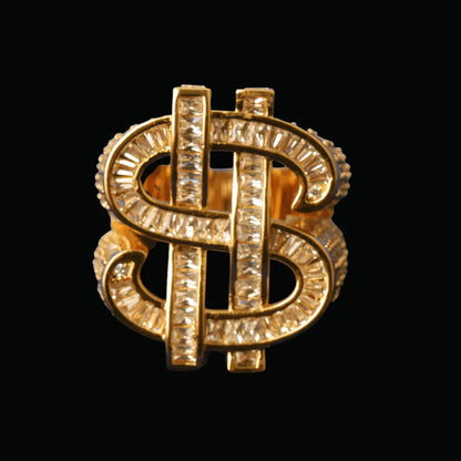 Bague Signe Dollar Glacée