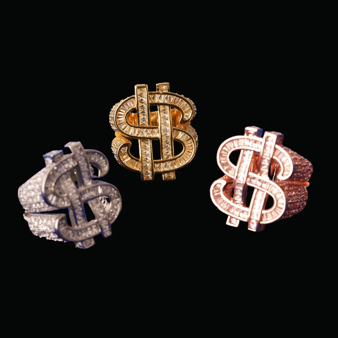 Bague Signe Dollar Glacée