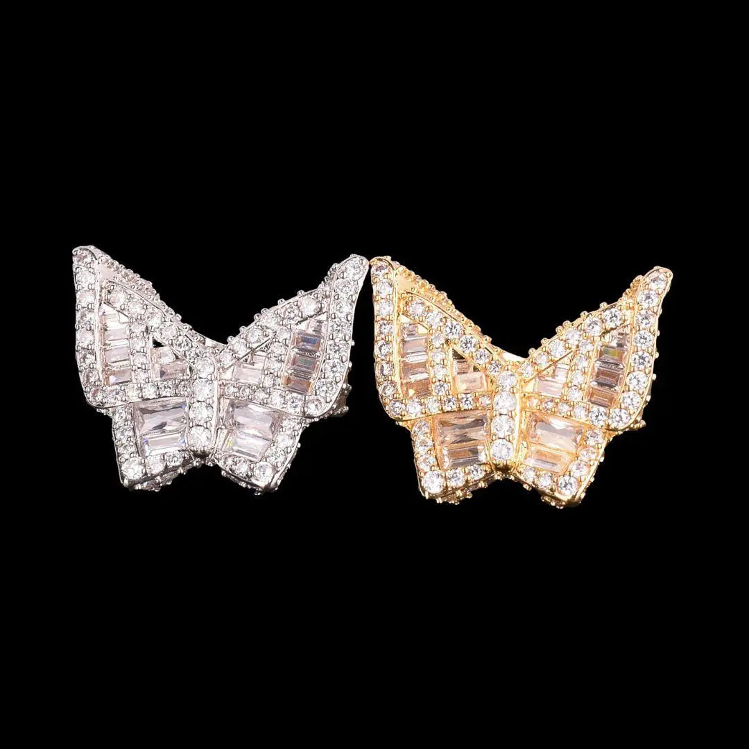 Bague Tennis Baguette Édition Papillon Glacée