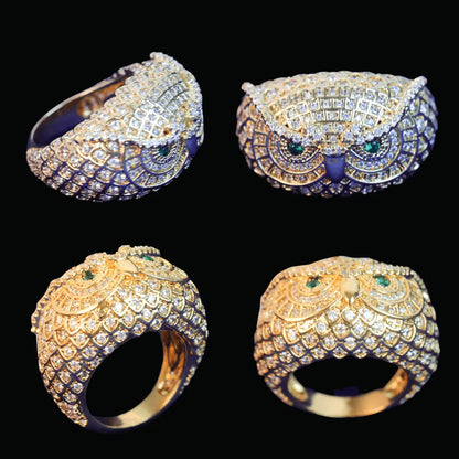 Bague Hibou Glacée