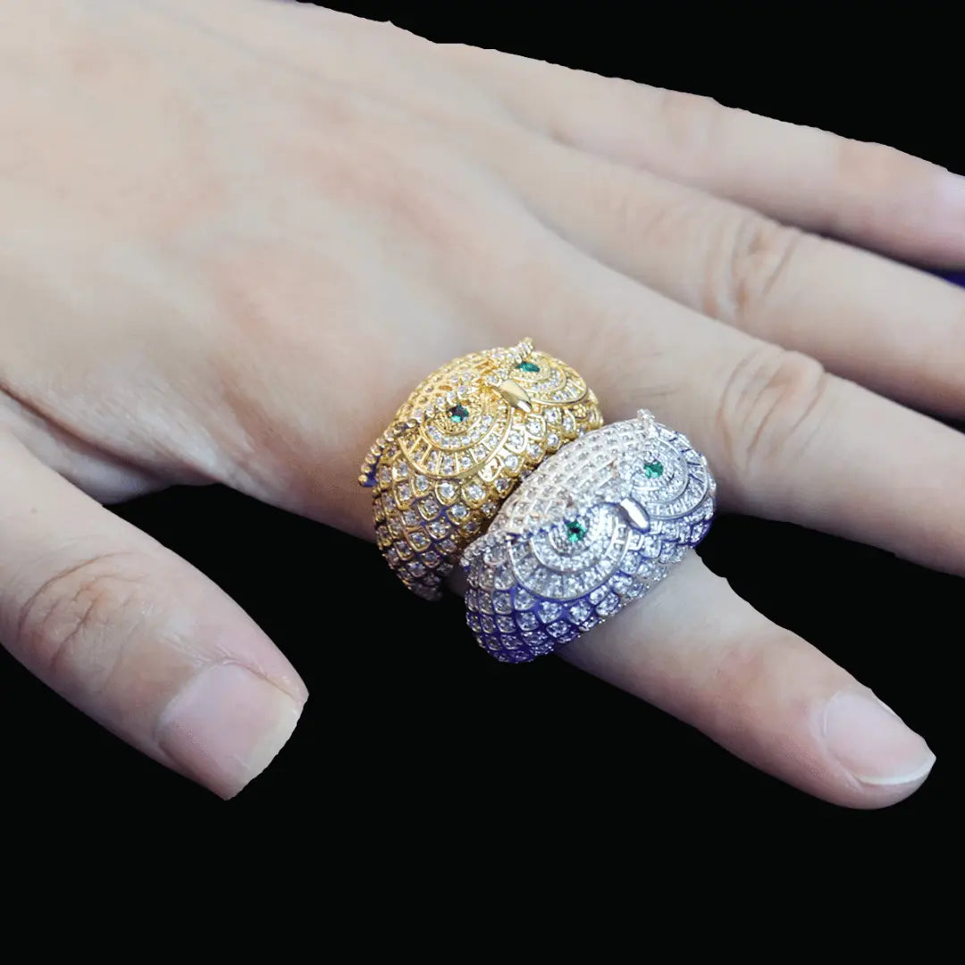 Bague Hibou Glacée