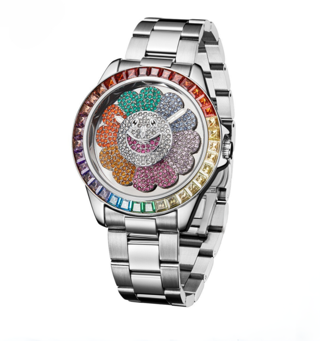Montre Baguette Fleur Édition Limitée
