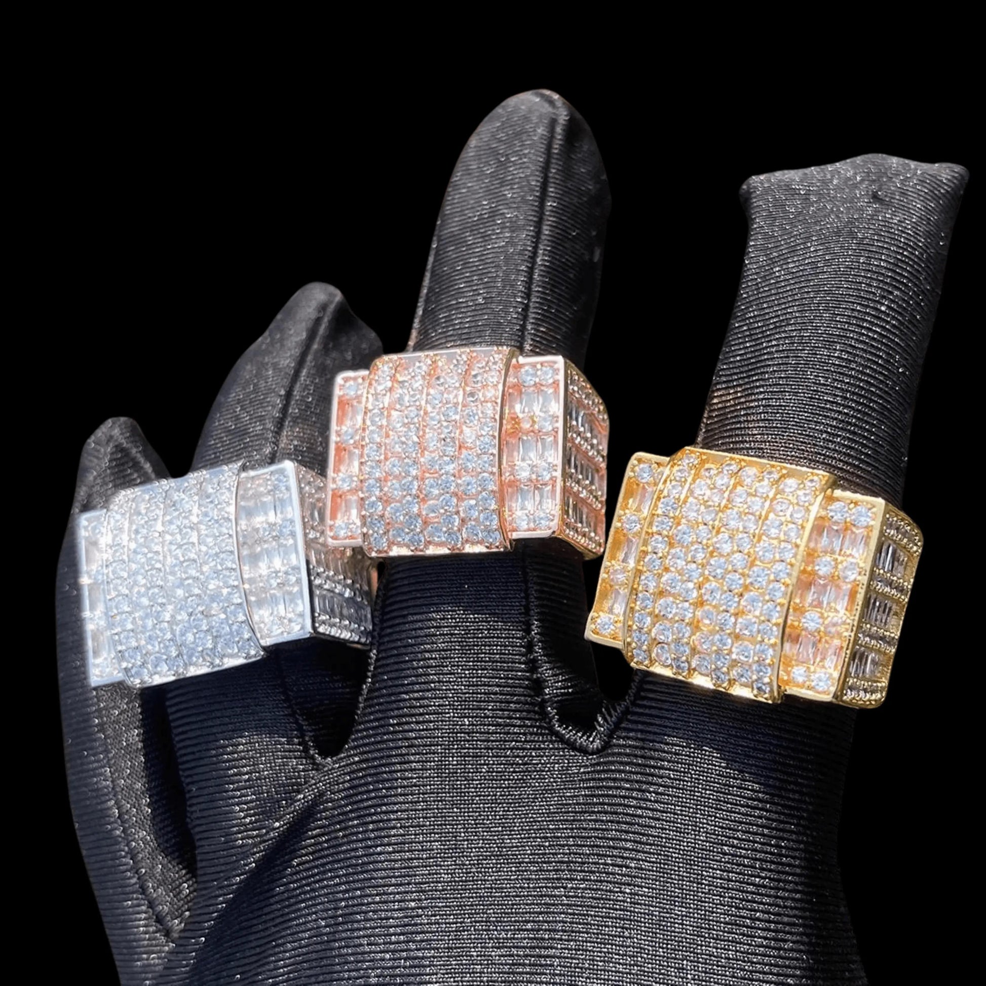 Bague Briques Glacée