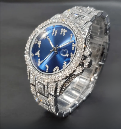 Montre Glacée Présidentielle à Cadran Arabe