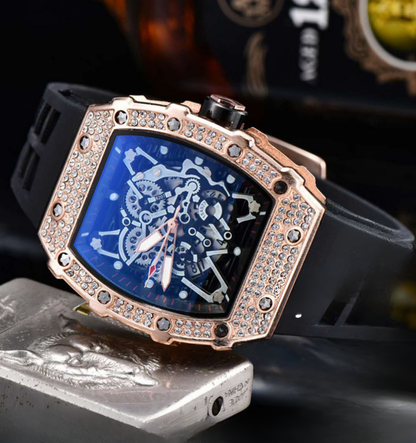Montre Squelette Glacée Infinity