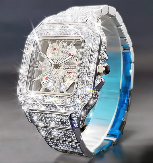 Montre Squelette Glacée