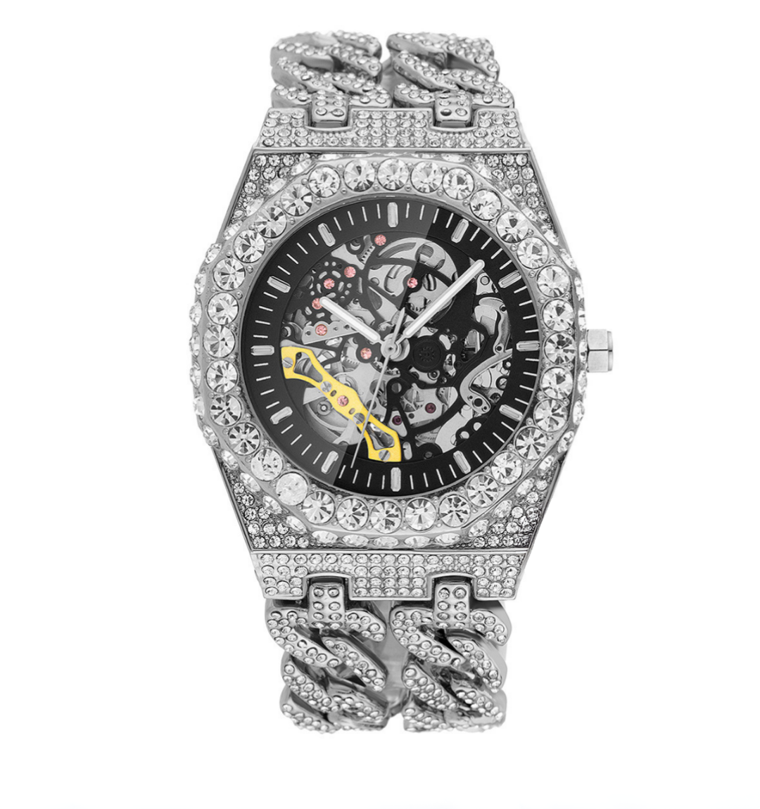 Montre Squelette Glacée Versace