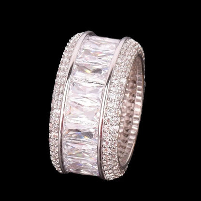 Bague Taille Baguette Glacée