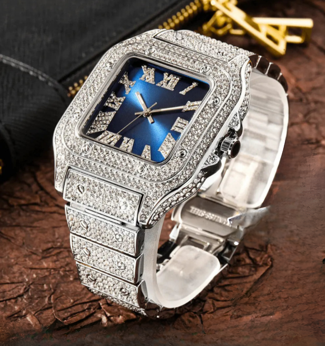 Montre Cadran Bleu Cartice 40MM