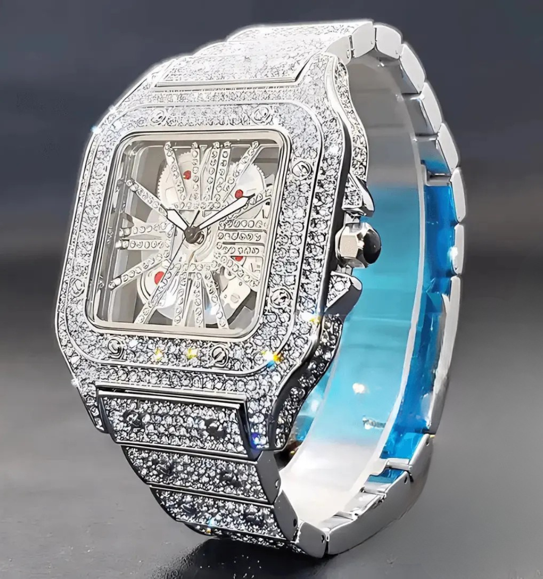 Montre Squelette Glacée