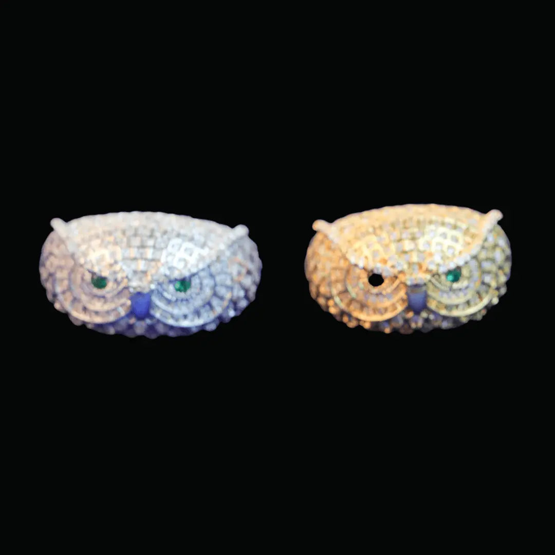 Bague Hibou Glacée