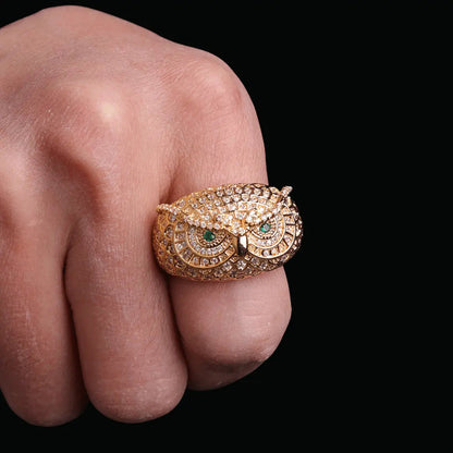Bague Hibou Glacée