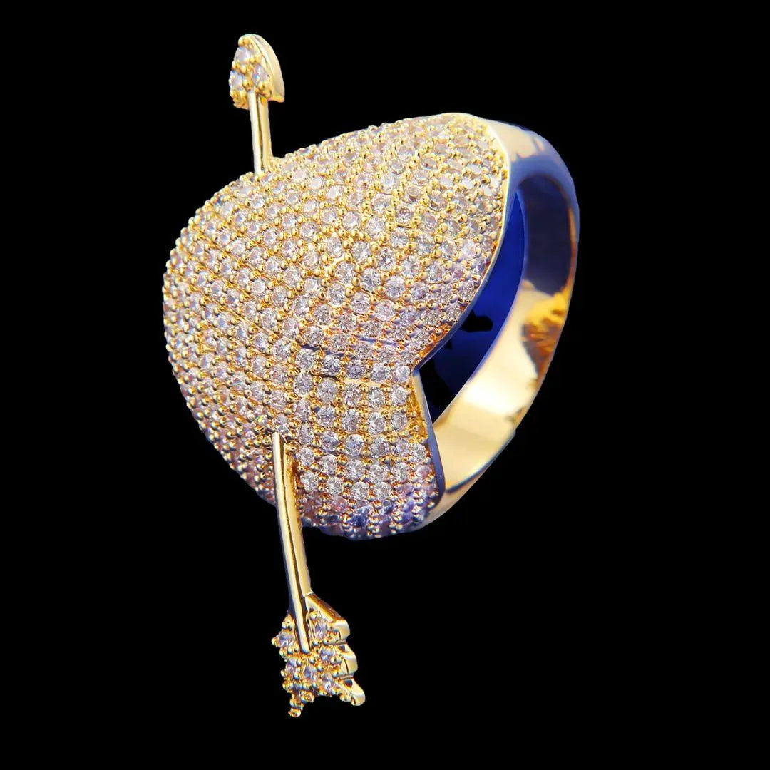 Bague Glacée Édition Cœur Flèche